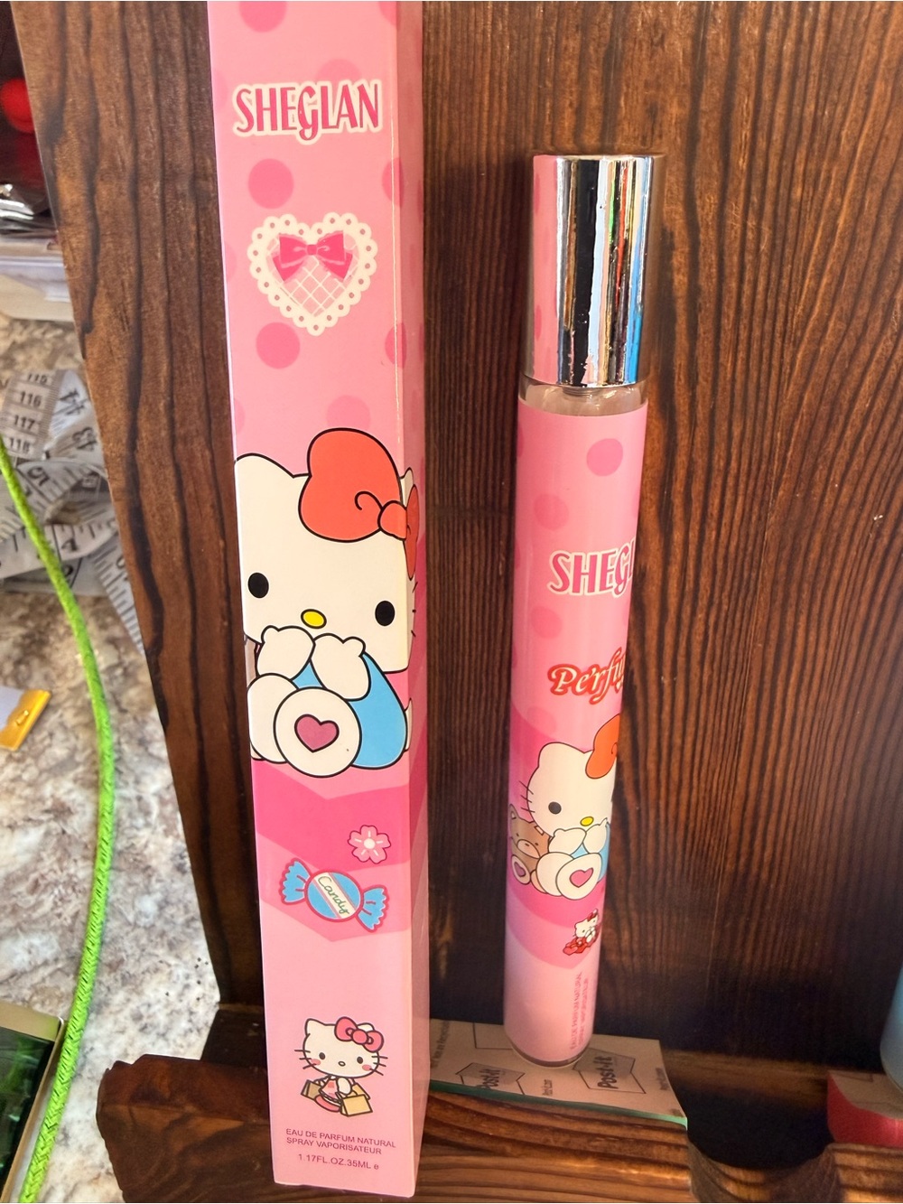SHEGLAN Pink Hello Kitty Inspired Roller Perfume